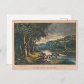 Vintag California Silver Creek Sierra Nevada Postkarte (Vorne/Hinten)