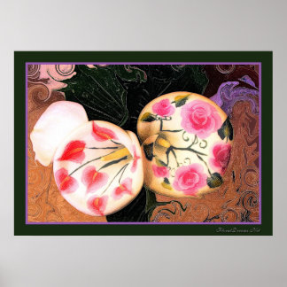 Vintag Calla Lilies Poster