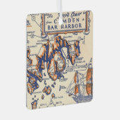 Vintag Camden Bar Harbour Ornament Aus Metall (Vorderseite Rechts)