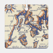 Vintag Camden Bar Harbour Ornament Aus Metall (Rückseite)