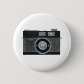 Vintag Camera-Abzeichen Button (Vorderseite)