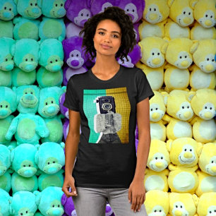 Vintag Camera Girl - Kunstkollektion T-Shirt