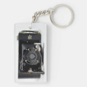 VINTAG CAMERA USA Folgekamera Name DSAK Schlüsselanhänger (Rückseite)