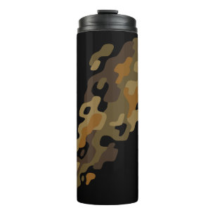 Vintag Camouflage Camouflage Streak Brown Thermosbecher