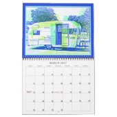 Vintag Campers Happy Camping 2022 Kalender (Mär 2027)