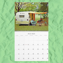 Vintag Campers Happy Camping 2023 Kalender