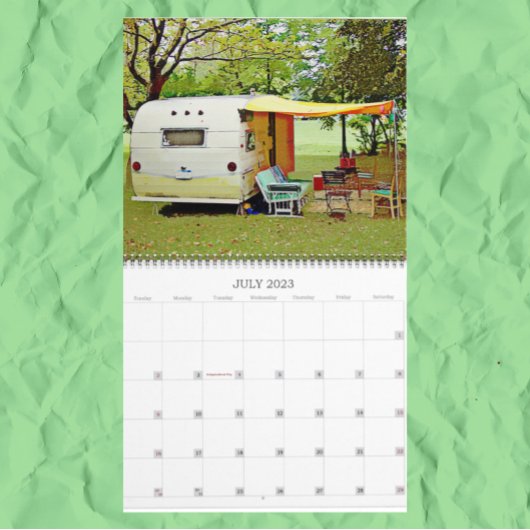 Vintag Campers Happy Camping 2023 Kalender