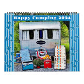 Vintag Campers Happy Camping 2024 Kalender (Titelbild)
