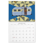 Vintag Campers Happy Camping 2024 Kalender (Jan 2027)