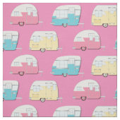 Vintag Campers RV Retro Camping Stoff (Muster)