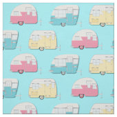 Vintag Campers RV Retro Camping Stoff (Muster)