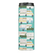 Vintag Campervan Vanlife Trailer RV Thermosbecher (Rückseite)