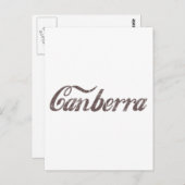 Vintag Canberra Postkarte (Vorne/Hinten)