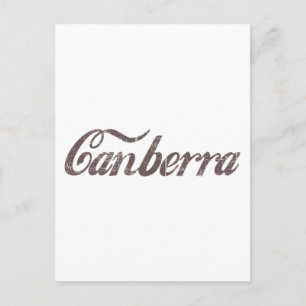 Vintag Canberra Postkarte