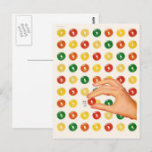 Vintag Candy Postkarte (Vorne/Hinten)