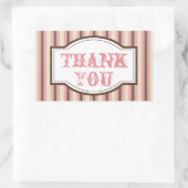 Vintag Candy Strip Danke Stickers (Tasche)