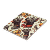 Vintag Cane Corso Illustration Fliese (Seite)
