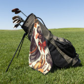 Vintag Cane Corso Illustration Golfhandtuch (Gras)