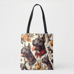 Vintag Cane Corso Illustration Tasche