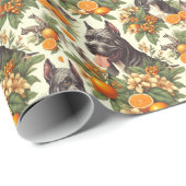 Vintag Cane Corso Seamless Geschenkpapier (Rolleneckpunkt)