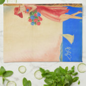 Vintag Cannes French Travel Handtuch (Gefaltet)