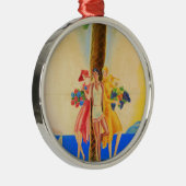 Vintag Cannes French Travel Ornament Aus Metall (Rechts)