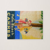 Vintag Cannes French Travel Puzzle (Horizontal)