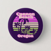 Vintag Cannon Beach Oregon Button (Vorderseite)