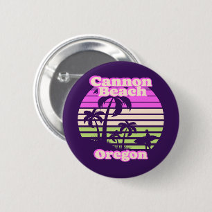 Vintag Cannon Beach Oregon Button