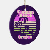 Vintag Cannon Beach Oregon Keramik Ornament (Rechts)