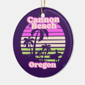 Vintag Cannon Beach Oregon Keramik Ornament (Links)