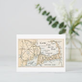 Vintag Cape Cod Auto Karte (Stehend Vorderseite)