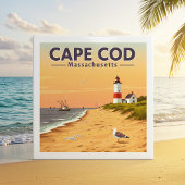 Vintag Cape Cod Massachusetts Fliese