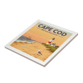 Vintag Cape Cod Massachusetts Fliese (Seite)