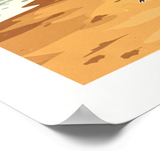 Vintag Cape Cod Massachusetts Poster (Ecke)