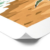 Vintag Cape Cod Massachusetts Poster (Ecke)