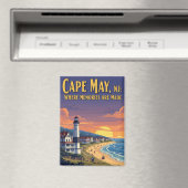Vintag CapMay New Jersey Travel Magnet (In Situ (Geschirrspüler))