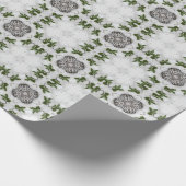 Vintag Cappuccino Kaffee Pastel Weihnachten Nr. 11 Geschenkpapier (Ecke)