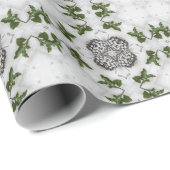 Vintag Cappuccino Kaffee Pastel Weihnachten Nr. 11 Geschenkpapier (Rolleneckpunkt)