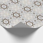 Vintag Cappuccino Kaffee Pastete Weihnachten Nr. 2 Geschenkpapier (Ecke)