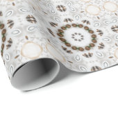 Vintag Cappuccino Kaffee Pastete Weihnachten Nr. 2 Geschenkpapier (Rolleneckpunkt)