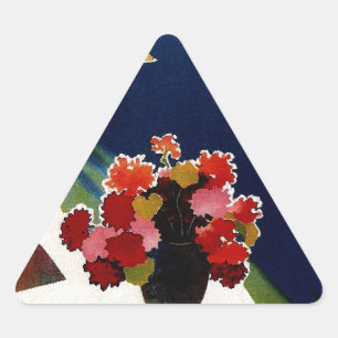 Vintag Capri Italien Reisen Dreieckiger Aufkleber