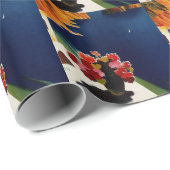 Vintag Capri Italien Reisen Geschenkpapier (Rolleneckpunkt)