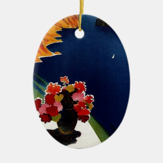 Vintag Capri Italien Reisen Keramik Ornament (Vorne)