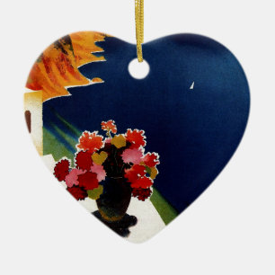 Vintag Capri Italien Reisen Keramikornament