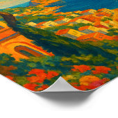 Vintag Capri Italien Reisen Poster (Ecke)