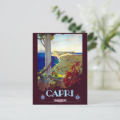 Vintag Capri Italien Reisen Postkarte (Stehend Vorderseite)