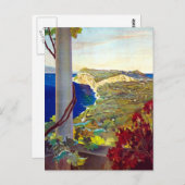 Vintag Capri Italien Reisen Postkarte (Vorne/Hinten)