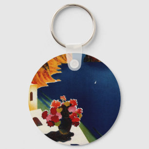 Vintag Capri Italien Reisen Schlüsselanhänger