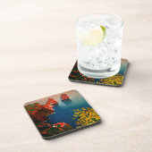 Vintag Capri L'Isola del Sole Italien Getränkeuntersetzer (Rechte Seite)